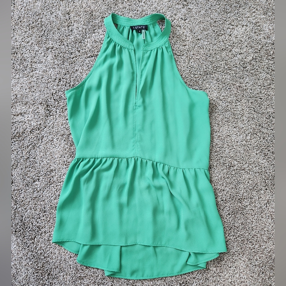1.State sleeveless blouse